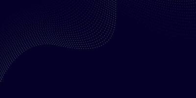 Minimal Dark Abstract Background with Soft Fading Dotted Wave Pattern vector
