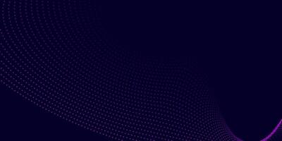 Dark Purple Abstract Background with Smooth Dotted Wave Mesh Pattern vector