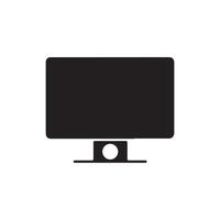 Computer Monitor icon design and art llustration vector