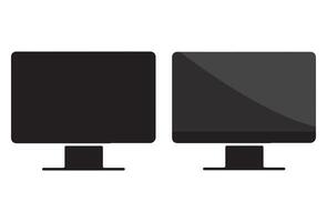 Monitor icon, design and art illustrations vector