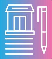 Contract Flat Design Piece vector