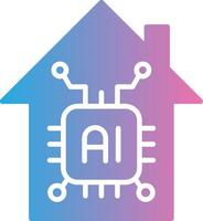 Ai home automation vector