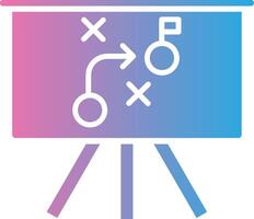 A whiteboard with arrows and arrows on it vector