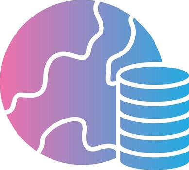 global base de datos creativo bosquejo elemento vector