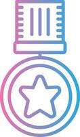 Medal Futuristic UI Mark vector