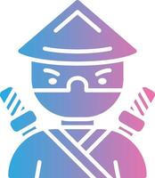 Ninja Handcrafted UI Symbol vector