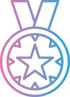Medal Custom Line Element vector