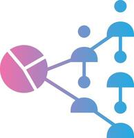 Segmentation Outlined Line Artwork vector