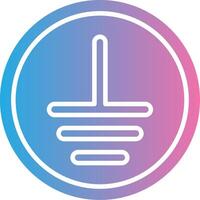 Earthing Custom Line Element vector