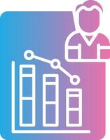 Bar Chart Minimal Art Object vector