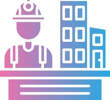 Architect High Contrast Badge vector