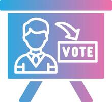 Voting Booth Detailed UI Piece vector