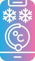 Ambient Temperature Sensor Stylized Flat Drawing vector