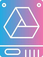 Drive Bold Outline Badge vector
