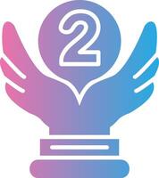 2nd Prize 3D Interface Shape vector
