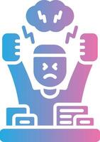 Angry Handcrafted UI Symbol vector