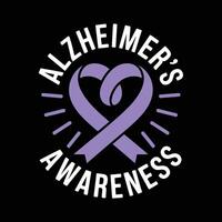 Every ribbon a promise research, support, and a cure for Alzheimer's. vector