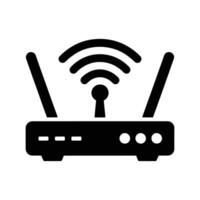 Data Stream Wi-Fi Signal Emblem vector