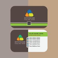 Creative Modern Visiting Card Template vector