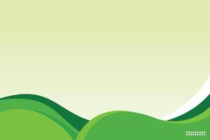 Green background with a white circle in the middle vector
