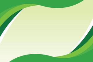 Green background with border and a green wave vector