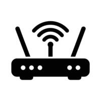 Router Revolution Simple Technology Icon vector