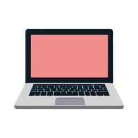 laptop computer icon on a white background vector