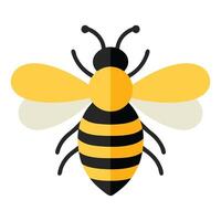 a bee icon on a white background vector