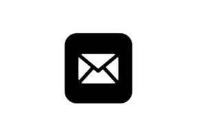 Rounded Square Email Icon vector