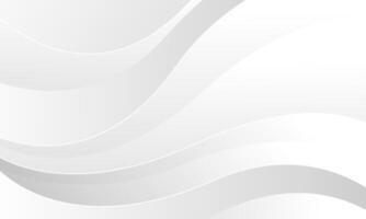 Abstract White Gray Wave Background. Elegant Minimalist Gradient Flow Lines for Modern Business Wallpaper, Presentation, Banner, Cover, Template Design, Website, and More vector
