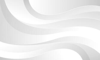Abstract White Gray Wave Background. Modern design vector