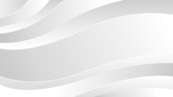 Minimal Abstract Wave Background in White and Gray. Professional Design for Branding and Covers vector