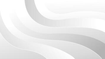 Flowing White Gray Wave Lines. Abstract Minimal Background for Presentations, Ads, and Websites vector