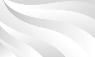 Modern White and Gray Wave Abstract Background vector