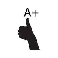 A hand icon illustration vector