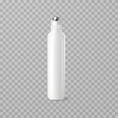 3D roll-on cosmetic container for skincare product