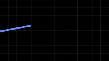 Financial Data Chart Line Graph Progress Animation video