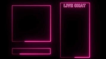 Frame overlay live streaming, Intermission cam video