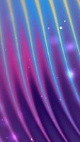 A colorful abstract background with waves and stars video