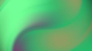 A green and purple abstract background with a wavy pattern video