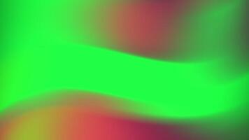 A green and red blurred background with a wave video