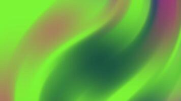 A green and pink abstract background with a wave pattern video