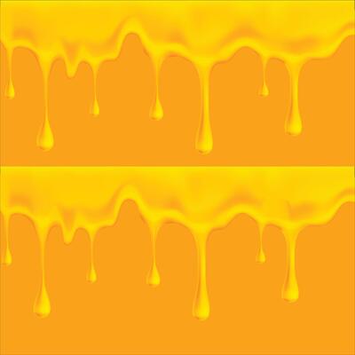 Flowing melted honey