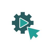 automation icon colours vector