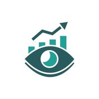 predictive analytics icon colours vector