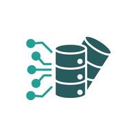 data science icon colours vector