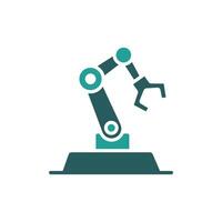 robotics icon colours vector