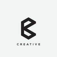 Abstract B logo design, Initial B letter logotype. vector