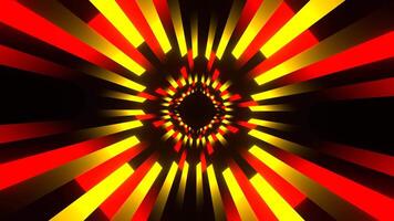 Red and Yellow Colored Lines Movement Background VJ Loop in 4K video