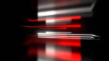 Red and White Neon Rectangular Shapes Moving Background VJ Loop in 4K video